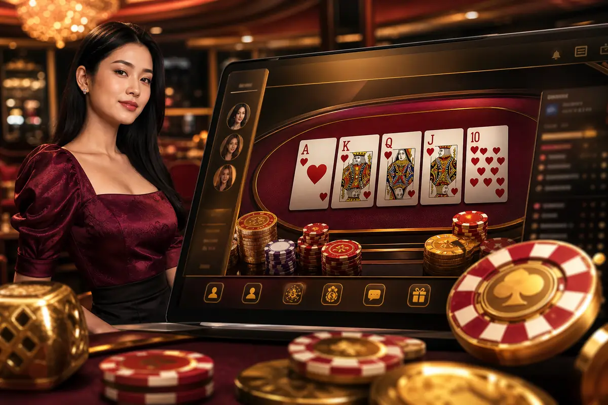 mmr800 Live Casino Baccarat စားပွဲ